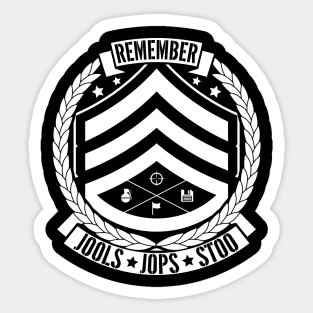 Remember Jools, Jops & Stoo Sticker